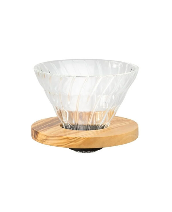 Hario V60 Glass Dripper 02 - Olive Wood