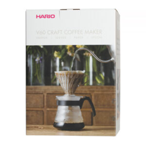 Hario V60 Craft Coffee Maker - dripper + server + filters - Image 3